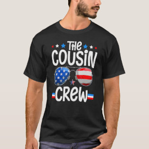 Familie 4th van juli Ing neef bemanning Amerikaans T-shirt