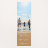 Familie - Aangepaste foto en tekst - Uw eigen ontw Yogamat (Voorkant)