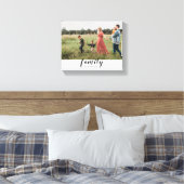 Familie Aangepaste Fotocanvas Print (Insitu (Slaapkamer))