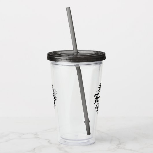 Familie Acryl Drinkbeker (Links)