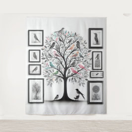 Familie Afbeeldingen Tree 01 Wandkleed