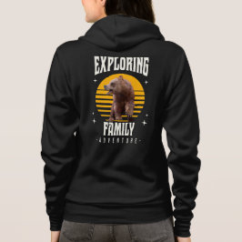 Familie-avontuur verkennen hoodie