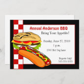 Familie BBQ Kaart (Voorkant / Achterkant)