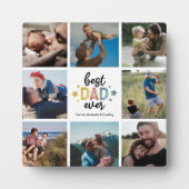 Familie Beste vader ooit Foto Collage Fotoplaat (Voorkant)