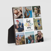 Familie Beste vader ooit Foto Collage Fotoplaat (Voorkant)