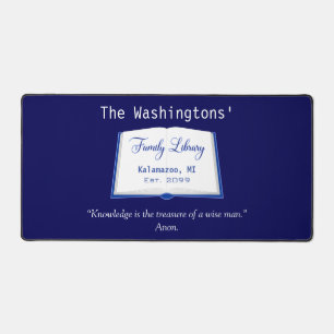 Familie Bibliotheek Bureau Mat Boek Tekening & Cit