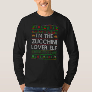 Familie bijpassende lelijk Ik ben de courgette elf T-shirt