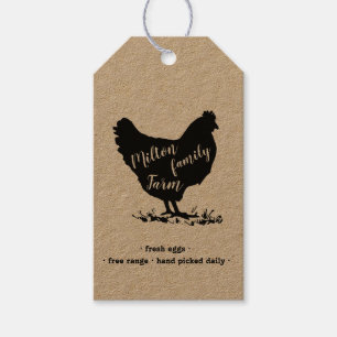 Familie Boerderij   Egg Carton Label Cadeaulabel