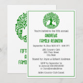 Familie Boom Familie Reünie Viering #2 Kaart (Voorkant / Achterkant)