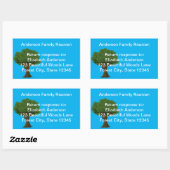 Familie Boom van de Familie van de Boom van de Fam Rechthoekige Sticker (Vel)