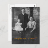  familie briefkaart (Voorkant / Achterkant)