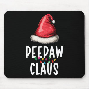 Familie Bunnyaw Claus Kerstman Kerst Santas Pyjama Muismat