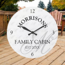 Familie Cabine Monogram Patroon 