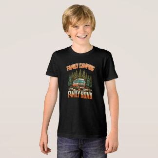 Familie Camping Bond: Buitenplezier en avontuur Tri-Blend Shirt