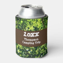 Familie Camping Trip Groen Blad Reunion Vakantie