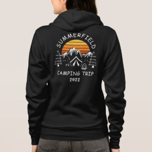 Familie Camping Trip Matching Retro Hoodie