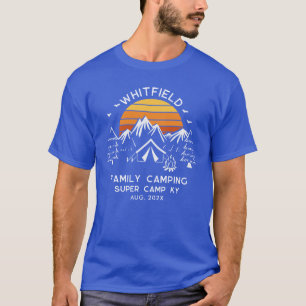 Familie Camping Vakantie Matching Avontuur T-shirt