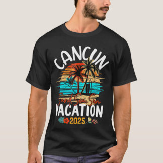 Familie Cancun Vakantie 2025 Zomervakantie Matchi T-shirt