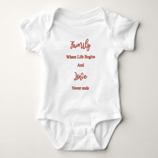 Familie Citaat Baby Body | Betekenisvolle Nieuwe B Romper