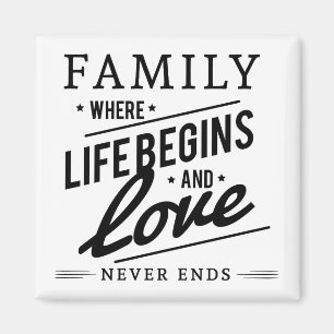 Familie citaat magneet