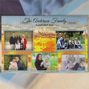 Familie Collage Sunset Skies 2295 Legpuzzel