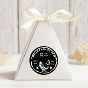 Familie Coop Hen Verse Eieren Ronde Sticker