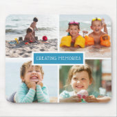 Familie Creëer herinneringen Fotocollage Muismat (Voorkant)