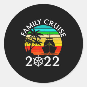 Familie Cruise 2022 Cruise Familie Matching Group  Ronde Sticker