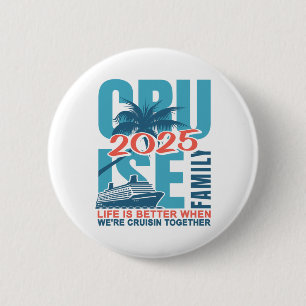 Familie Cruise 2025 Mooie bijpassende outfit cruis Ronde Button 5,7 Cm