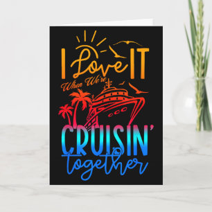 Familie Cruise 2026 Ik hou ervan als we cruisen Kaart