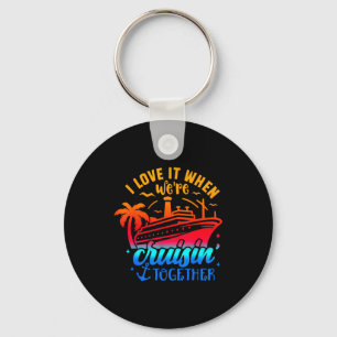 Familie Cruise 2026 Ik hou ervan als we samen crui Sleutelhanger