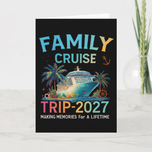 Familie Cruise 2026 Oh Schip Grappige Cruise Tropi Kaart
