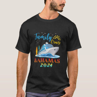 Familie Cruise Bahama's 2024 Squad Matching Vakant T-shirt