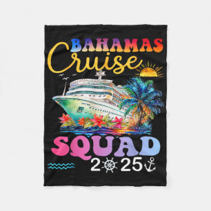 Familie Cruise Byhamas 2025 Zomer Matching Vakanti Fleece Deken