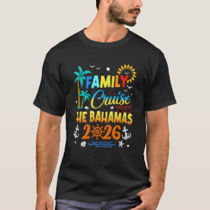 Familie Cruise De Bahama's 2026 Zomer Matching Vac T-shirt