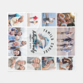 Familie Cruise Herinneringen Keepsake Foto Collage Fleece Deken (Voorkant (Horizontaal))