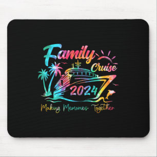 Familie Cruise Shirt 2024 Vakantie maken Herinneri Muismat