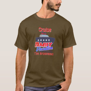 Familie Cruise Vakantie Personaliseren T-shirt