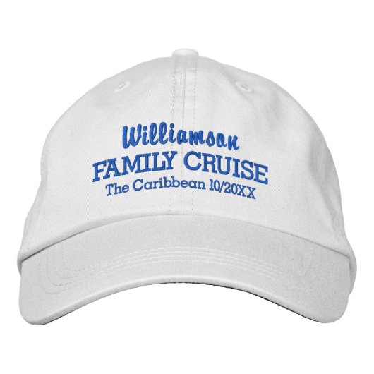 Familie Cruiseball Pet Aangepaste locatie en datum (Voorkant)