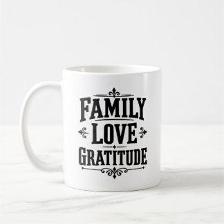 Familie Dankbaarheid Thanksgiving Koffiemok