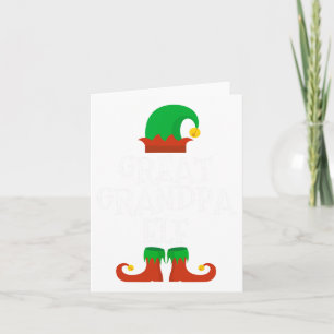 Familie De Grote Opa Elf Kerst PJ Pajama X Kaart