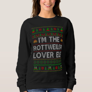 Familie die lomp aanpast ik ben de Rottweiler Elf Trui