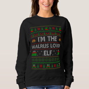 Familie die lomp aanpast ik ben de Walrus Elf Kers Trui