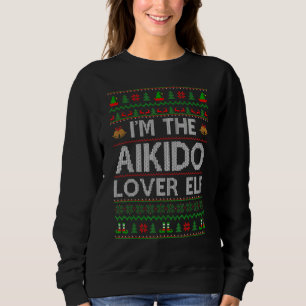 Familie die lomp is, ik ben de Aikido Elf Kerstmis Trui
