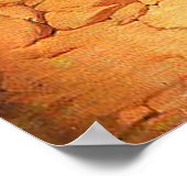 Familie die loopt in de woestijn poster (Hoek)