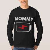 Familie die met Kerstmis meegaat Funny mamma's T-shirt (Voorkant)