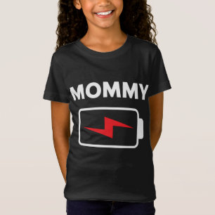 Familie die met Kerstmis meegaat Funny mamma's T-shirt