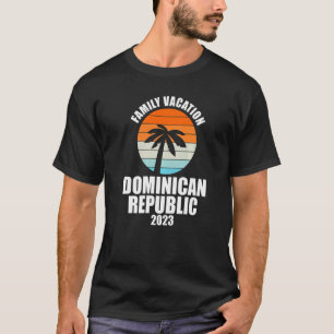 Familie Dominicaanse Republiek Vacatie 2023 Overee T-shirt