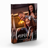 Familie | Elegant en whimsical Script Fotoblokken (Links)