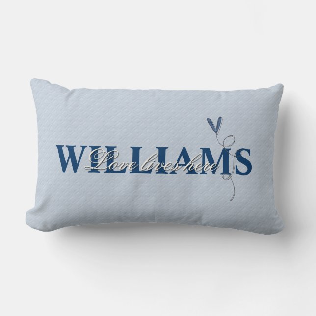 Familie en liefde kussen (Voorkant)